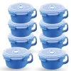 Bestlivings Frischhaltebox 0,85L Frühstücksschale Im Set Blau 8er Pack< Vorratsdosen|Vorratsbehälter