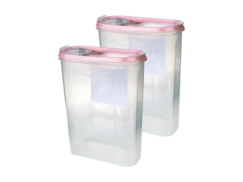 Bestlivings Frischhaltebox Schüttdose 2,8 Liter 2er Pack Altrose< Vorratsdosen|Vorratsbehälter