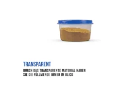Bestlivings Vorratsbehälter|Vorratsdosen<Vorratsdosen Kunststoff 50ml Mit Farbigen Deckel 6 x 35 cm 4er Pack
