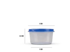 Bestlivings Vorratsdosen|Küchenhelfer<Vorratsdosen Kunststoff 50ml Mit Farbigen Deckel 6 x 35 cm 48er Pack