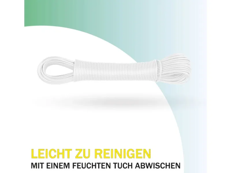 Online Bestlivings Wäscheleine 20 Meter x 2,2 mm Weiß