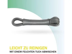 Bestlivings Wäscheleine 20 Meter x 2,2 mm 4er Pack Anthrazit< Wäschetrockner