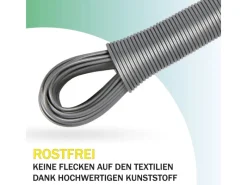 Bestlivings Wäscheleine 20 Meter x 2,2 mm 4er Pack Anthrazit< Wäschetrockner