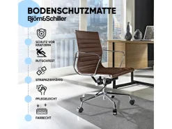 Björn&Schiller Bodenschutzmatte Plastik 100 x 120 cm Kratzschutz Schreibtischunterlage< Küchenhelfer