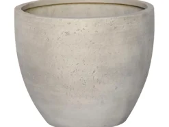 Töpfe<Blumentopf Poroso 35,5 cm x 35,5 cm x 29 cm Grau