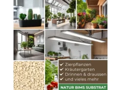 Blusana Bims Pflanzsubstrat mineralisches Vulkangestein Körnung 8-16 mm 10 l< Töpfe