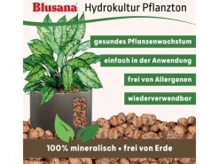 New Blusana Blähton Pflanzsubstrat Pflanzton grobe Körnung 8-16 mm 50 l