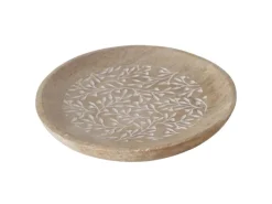 Boltze Deko-Teller Livioli Groß Ø 20 cm Natur< Geschirr