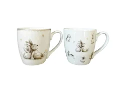 Boltze Jumbobecher Knuffi 2-fach Sortiert 10 cm x 10 cm x 14 cm Creme< Geschirr