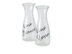 Boltze Geschirr<Karaffe Cucina 2-fach Sortiert 26 cm x 10 cm x 26 cm Transparent