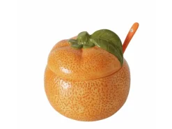 Boltze Vorratsdosen<Marmeladendose 2 -teilig 12 cm x 13 cm x 12 cm Orange