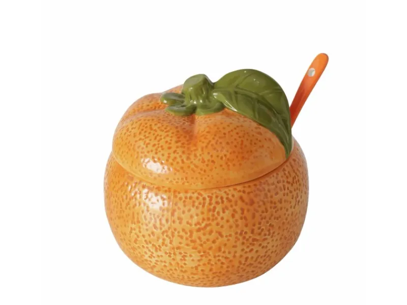 Boltze Vorratsdosen<Marmeladendose 2 -teilig 12 cm x 13 cm x 12 cm Orange