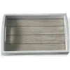 Discount Boltze Tablett Conner Groß 5 cm x 20 cm x 30 cm Weiß