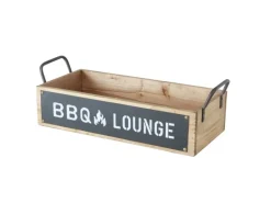 Sale Boltze Tablett Conny 15 cm x 20 cm x 48 cm Schwarz-Braun