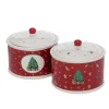 Boltze Vorratsdosen<Vorratsdose Delight 2-fach Sortiert Ø 18 cm x 15 cm Mehrfarbig