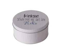 Boltze Vorratsdosen<Vorratsdose Kekse Ø 14 cm x 6,3 cm Grau
