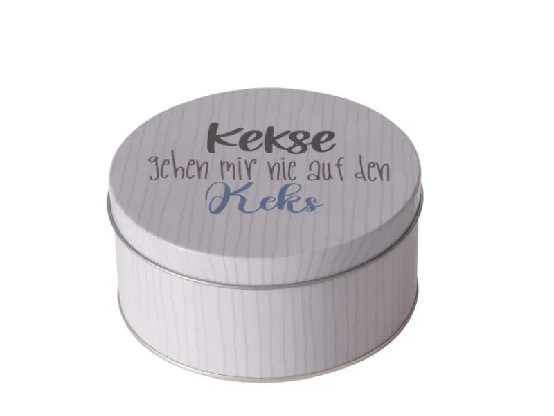Boltze Vorratsdosen<Vorratsdose Kekse Ø 14 cm x 6,3 cm Grau