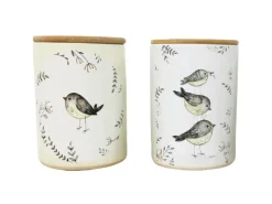 Boltze Vorratsdosen<Vorratsdose Knuffi Klein 2-fach sortiert Ø 10 cm x 14 cm