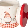Boltze Vorratsdosen<Xmas Vorratsdose Smilla XS Rot-Weiß