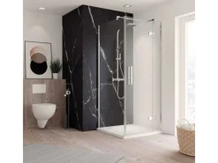 Breuer Duschrückwand Marmor Aluminium 255 cm x 100 cm< Küchenrückwände