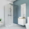 Breuer Duschrückwand Soft-Touch Stein Aluminium 210 cm x 100 cm< Küchenrückwände