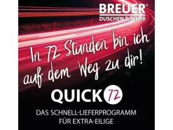 Breuer Küchenrückwände<Duschrückwand Soft-Touch Seidenmatt Quick 72 Beton-Optik Grau 100x255 cm