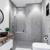 Breuer Küchenrückwände<Duschrückwand Soft-Touch Seidenmatt Quick 72 Beton-Optik Grau 150x255 cm