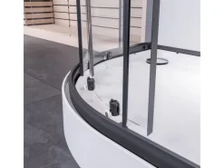 Sale Breuer Runddusche Schiebetür Rückwände 200 cm x 90 cm
