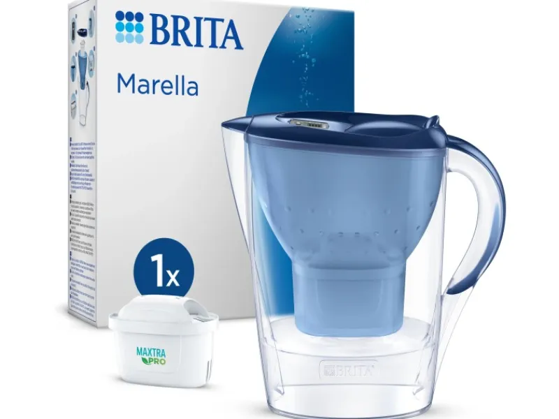 Brita Wassersysteme|Kühlschränke<Wasserfilter-Kanne Marella 2,4 l inkl. Maxtra Pro All-in-1 Kartusche