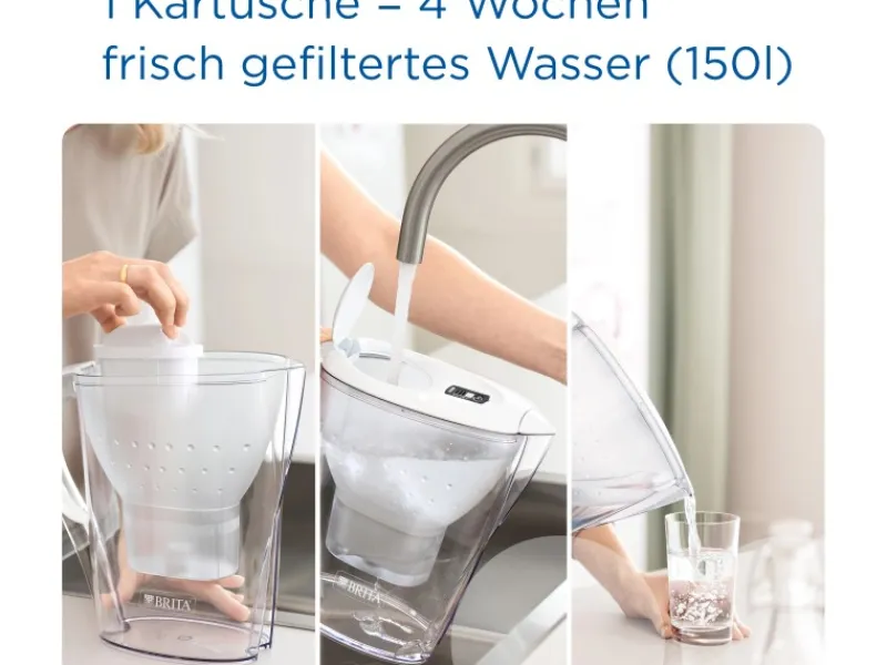 Brita Wassersysteme|Kühlschränke<Wasserfilter-Kanne Marella 2,4 l inkl. Maxtra Pro All-in-1 Kartusche