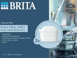 Brita Wassersysteme<Wasserfilter-Kartusche Maxtra Pro Pure Performance 2er Pack