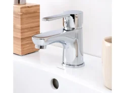 Einhebelmischer<Calmwaters Waschtischarmatur Original Chrom Excentergarnitur 14PZ2540