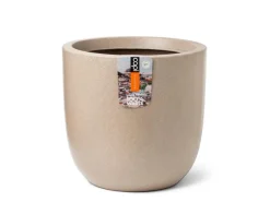 Capi Übertopf "Kugel Waste Smooth NL" elegant Terrazzo 35 x 34 cm< Töpfe