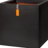 Best Capi Pflanztopf Smooth viereckig 32 cm x 32 cm x 32 cm Schwarz