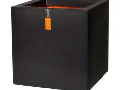 Best Capi Pflanztopf Smooth viereckig 32 cm x 32 cm x 32 cm Schwarz