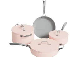 CIARRA Beyond Kochgeschirr Pfannenset 4-tlg Topf- & Pfannen-Sets Rosa VMCWSP7< Pfannen