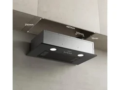 Einbauküchen<CIARRA Dunstabzugshaube 52 cm 3 Stufen Unterbau-Abzugshaube Edelstahl VMB5913A