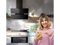 CIARRA Dunstabzugshaube 60 cm 650 m³/h A+++ Kopffrei WIFI-APP Touch Control VM6736FB< Kochfelder|Dunstabzugshauben-Filter