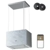 CIARRA Dunstabzugshaube A+++ 700 m³/h WIFI APP & Touch-Bedienung Inselhaube VM4850W