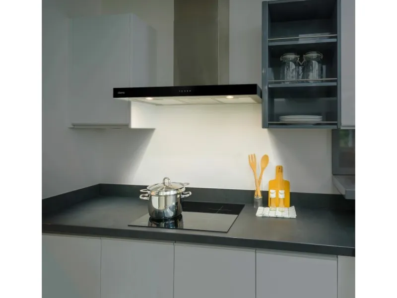 Inselhauben<CIARRA Dunstabzugshaube A+++ 650 m³/h 90 cm WIFI-APP Touch Control VMS9102