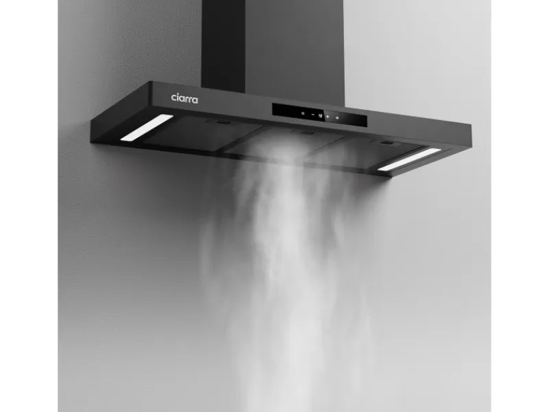 Inselhauben<CIARRA Dunstabzugshaube A+++ 650 m³/h 90 cm WIFI-APP Touch Control VMB9102P