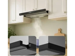 Outlet CIARRA Flachschirmhaube 60 cm 580 m³/h A+ Unterbau Abzugshaube VM6909AB