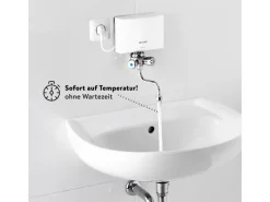 Clage Kleindurchlauferhitzer M3/SMB inkl. Armatur Hydraulisch 3,5 kW< Durchlauferhitzer|Einhebelmischer