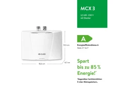 Sale Clage Kleindurchlauferhitzer MCX3 Elektronisch 3,5 kW