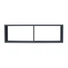 Küchenregale<Coemo TRAUMMÖBEL Wandregal COMPACT aus Holz mit 2 Fächern in Anthrazit