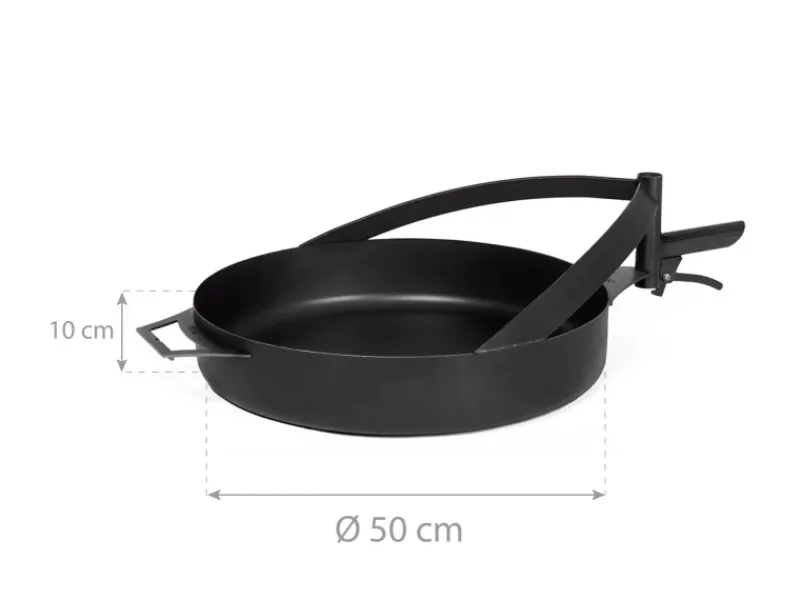 CookKing Pfannen<Pfanne Stahl für Feuerschale Bandito & Montana X Ø 50 cm
