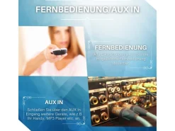 CYBERLUX Haushaltsgeräte<CL-2200 CD-Player mit Fernbedienung Tragbar Blau