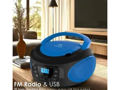 Sale CYBERLUX CL-610 CD-Player Tragbar CD/MP3/USB Radio Blau
