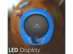 CYBERLUX Haushaltsgeräte<CL-710 CD-Player Tragbar CD/MP3/USB Radio Blau