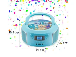 Discount CYBERLUX CL-940 Kinder CD-Player Tragbar CD/MP3/USB Radio Grün